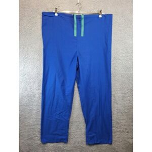 Encompass Blue Scrub Pants Waist Drawstring Size Large (Fits 44x30) Workwear
